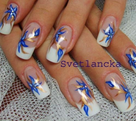 Blue flower